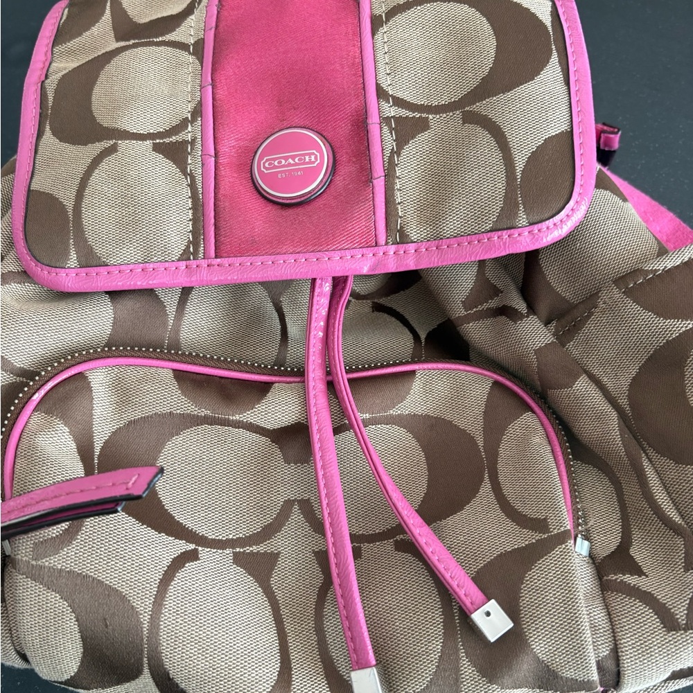 COACH Fold Over Backpack